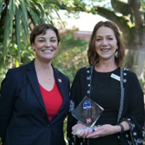 MS Australia Deputy CEO Dr Julia Morahan with Belinda Bardsley